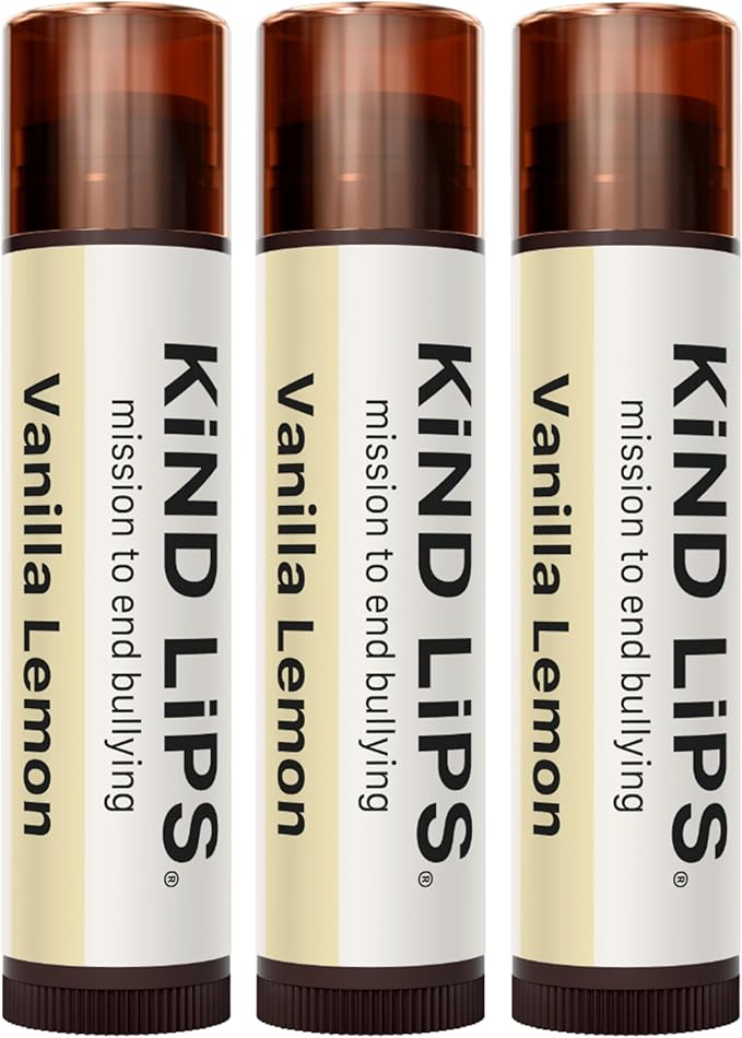 Kind Lips LIP BALM - NOURISHING & MOISTURIZING LIP CARE FOR DRY LIPS MADE FROM SHEA BUTTER, BEESWAX WITH VITAMIN E | VANILLA LEMON FLAVOR | 0.15 OUNCE (PACK OF 3) - Image 5